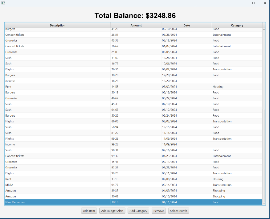 Finance Tracker